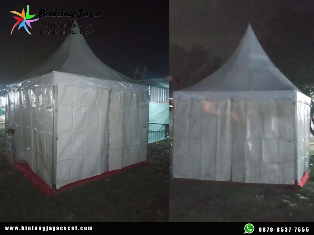 Sewa Tenda Kerucut kamar Vaksinasi Termurah di Jakarta Timur
