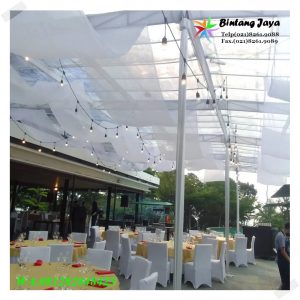 Jasa Sewa Tenda Atap Transparan Event Outdoor Mewah Bogor