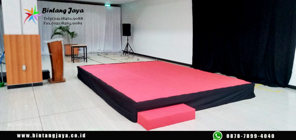 Sewa panggung Meteran Bonus karpet Pilih warna Kalideres
