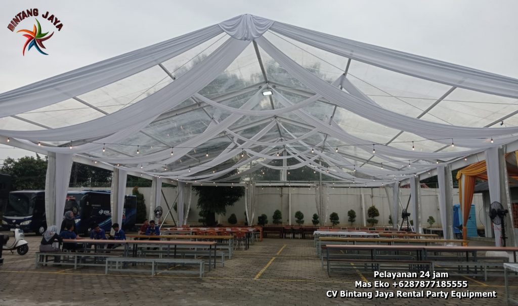 Penyewaan Tenda Roder Transparan Jakarta Selatan