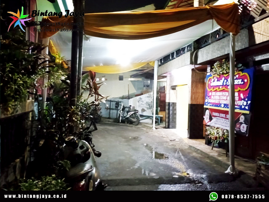Sewa Tenda Dekorasi Nikahan maupun hajatan lainnya