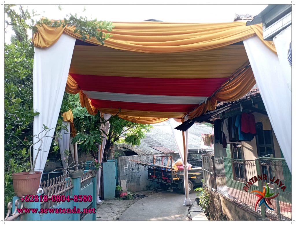 Sewa Tenda Serut Warna Warni Mewah Daerah Jakarta