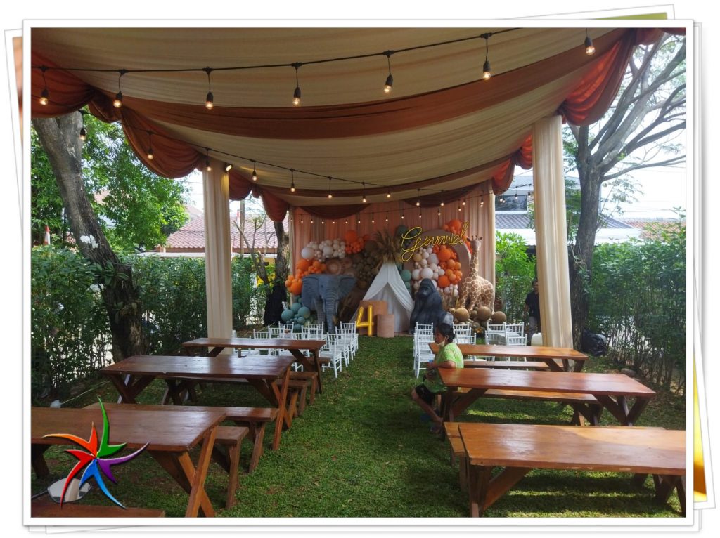 Sewa Tenda Plafon Lenkap Dekorasi Ulang tahun