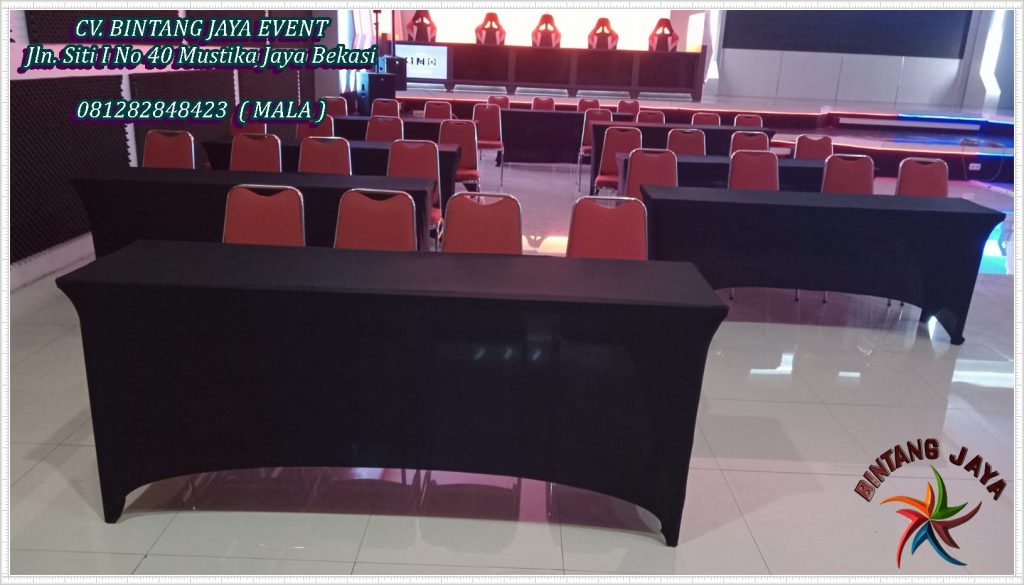 Jasa Penyewaan Meja Ibm Cover Stretch Bandung