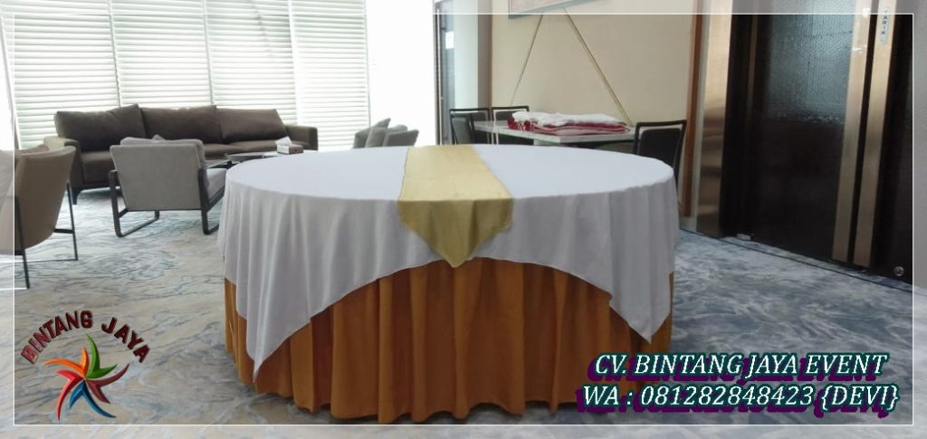 Sewa Roundtable Diameter 120cm Harga Ekonomis Tangerang