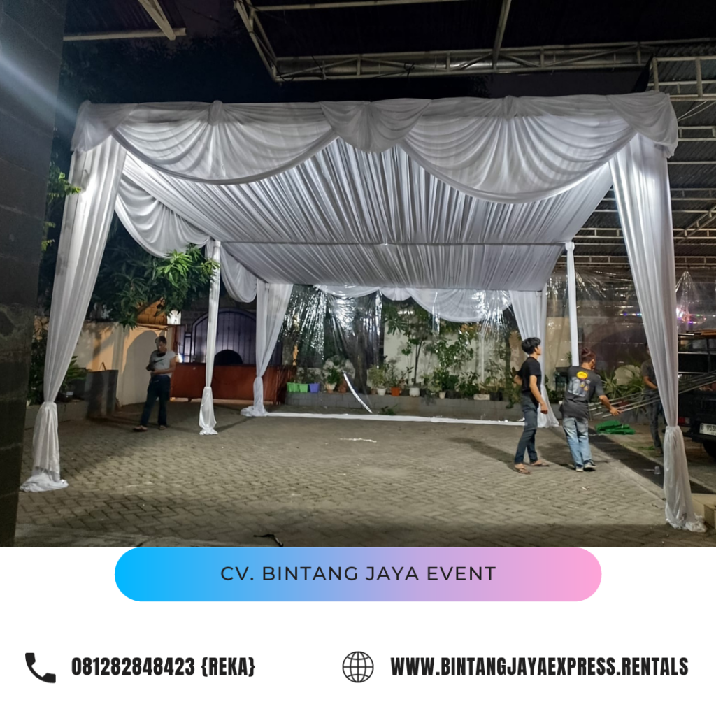 Sewa Tenda Acara Dekor Serut Promo 2024 Neglasari Tangerang