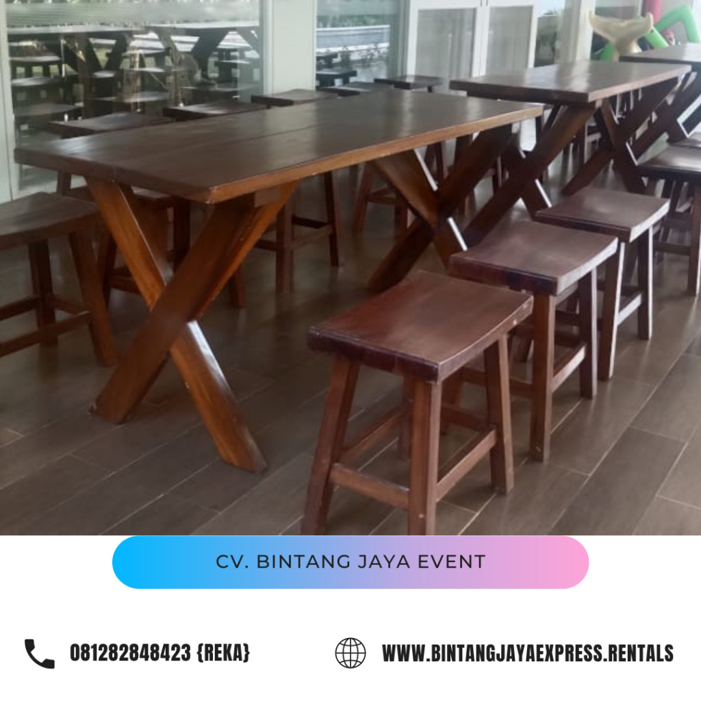 Sewa Meja Taman Extra Dan Kursi Taman Tunggal Jakarta