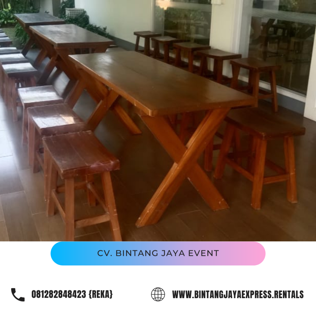 Sewa Meja Taman Extra Dan Kursi Taman Tunggal Jakarta