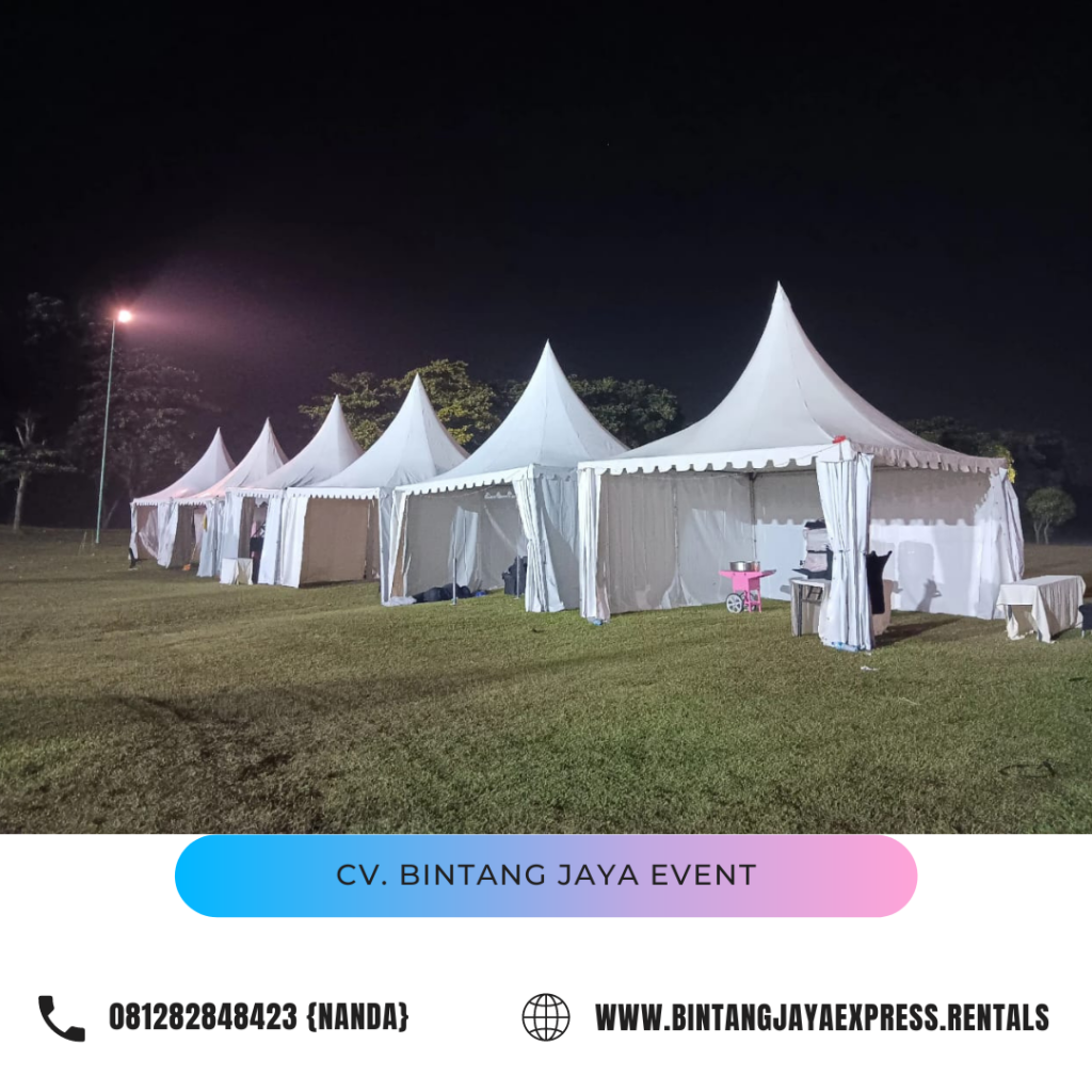 Sewa Tenda Konvensional Dan Kerucut Event Upacara HUT RI Di Jakarta