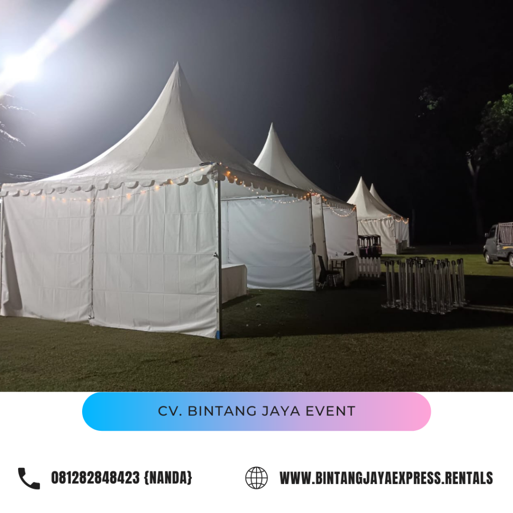 Sewa Tenda Konvensional Dan Kerucut Event Upacara HUT RI Di Jakarta