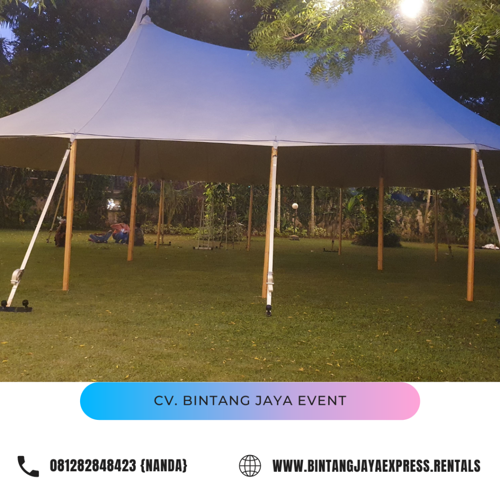 Sewa Sailcloth Tents Event Laguna Park Jakarta
