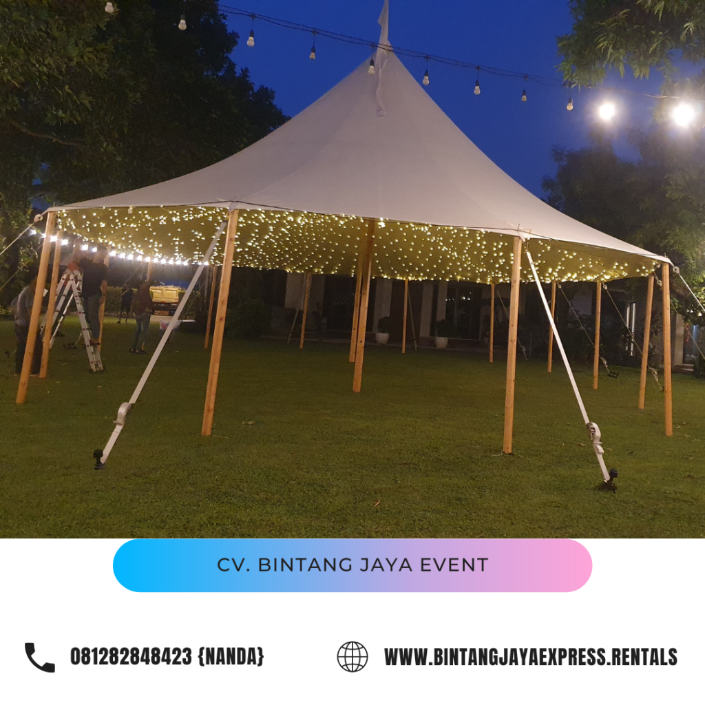 Sewa Sailcloth Tents Event Laguna Park Jakarta