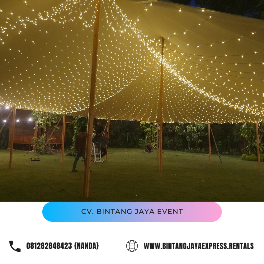 Sewa Sailcloth Tents Event Laguna Park Jakarta