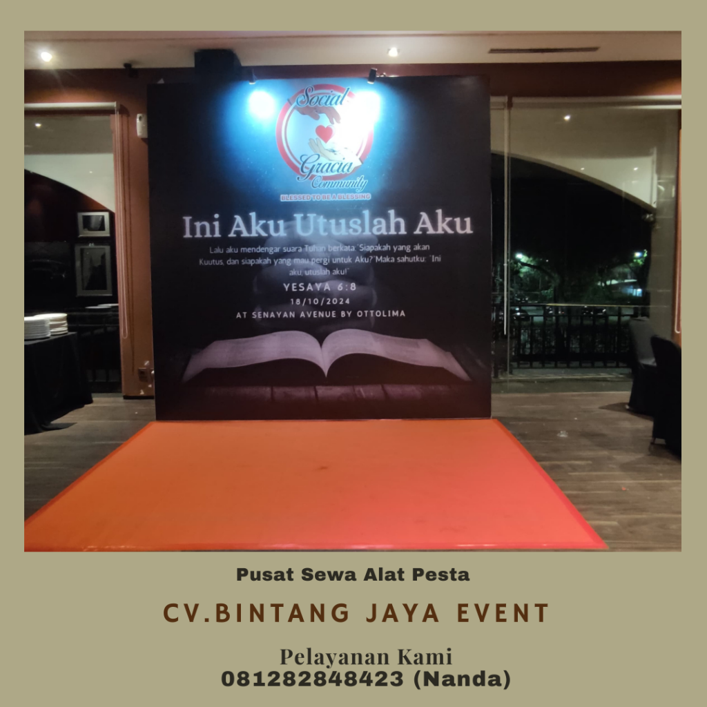 Layanan Rental Backdrop Bebas Pilih Tema Harga Terjangkau Jakarta
