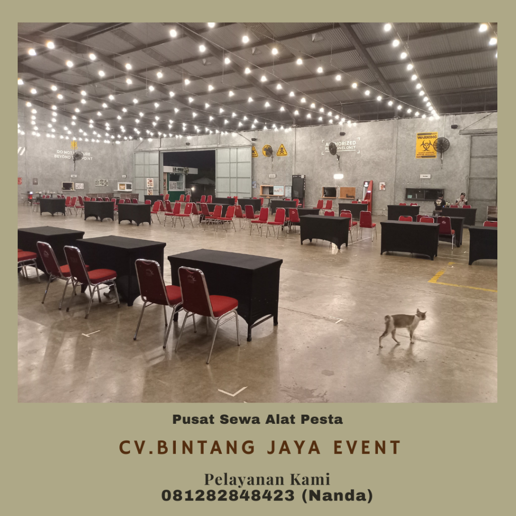 Sewa Meja Kotak HPL Ukuran 60x120cm Area Kuningan Jaksel