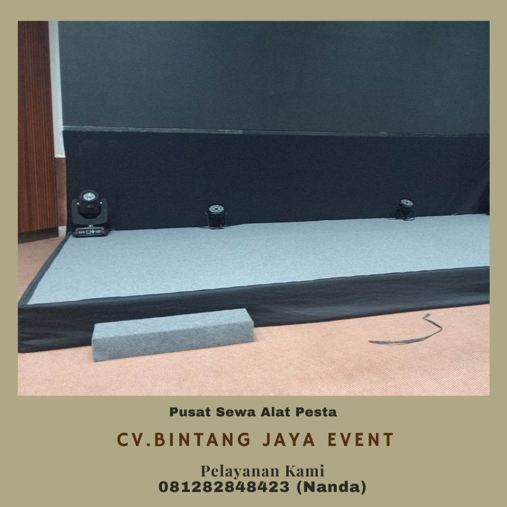 Sewa Panggung Finishing Karpet Standar Dan Permadani di Jakarta