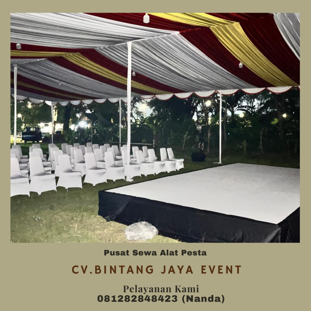 Sewa Tenda Serut,Kursi,Meja dan Panggung di Jakarta