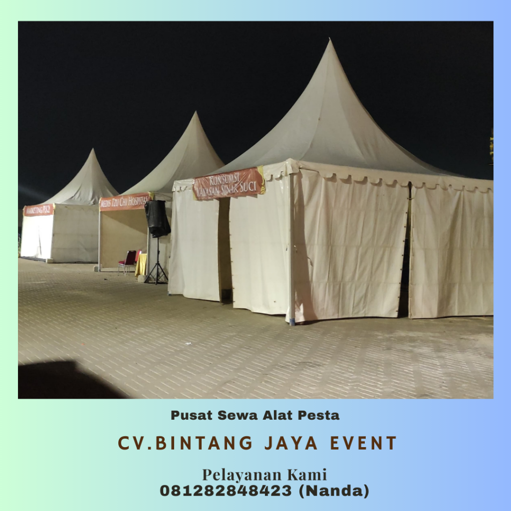 Layanan Sewa Tenda Sarnafil Dan Meja Kursi Taman Jakarta