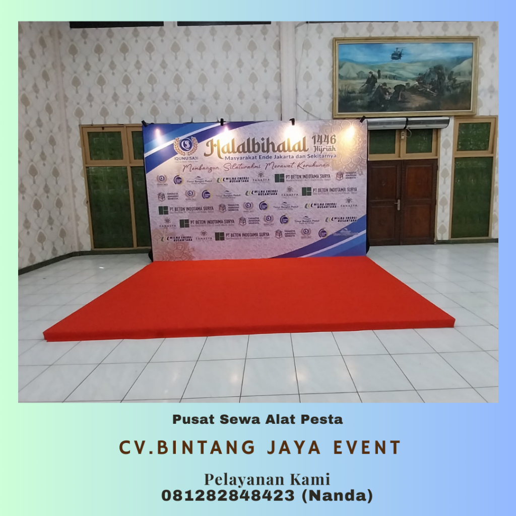 Sewa Panggung Ukuran Pendek Dan Tinggi Indoor Outdoor Jakarta