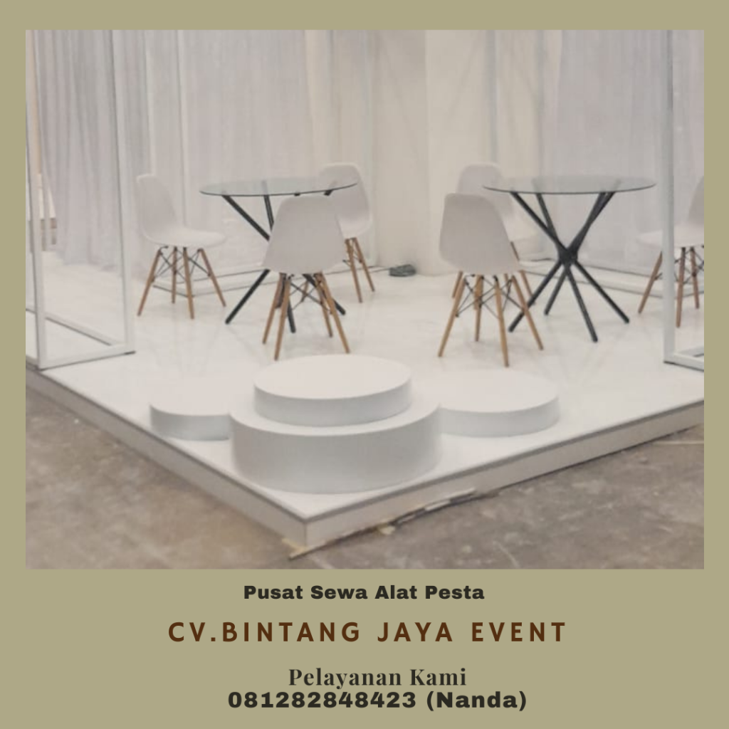 Sewa Panggung Kotak Melaminto Putih Jakarta