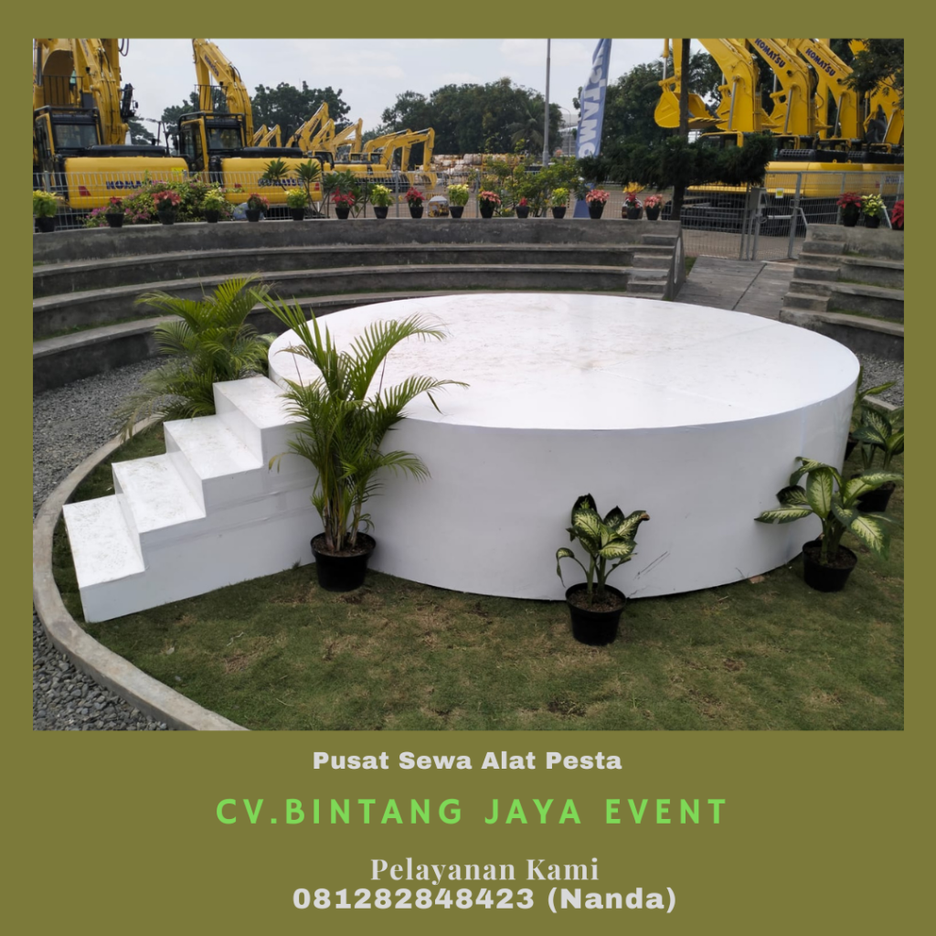 Sewa Panggung Kotak Melaminto Putih Jakarta
