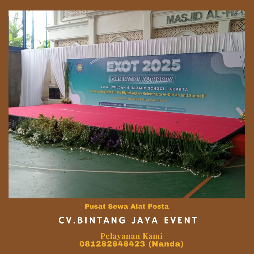 Sewa Panggung, Tirai dan Backdrop di Jakarta