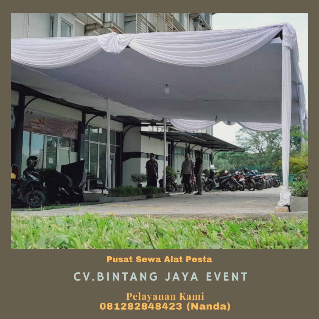 Sewa Tenda Konvensional Dekor Plafon Populer Di Dramaga Bogor