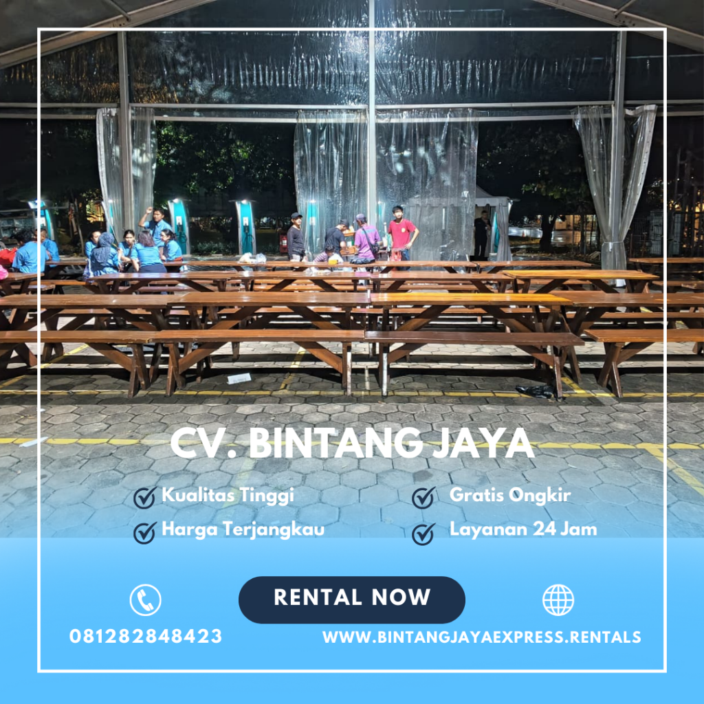 Pusat Rental Meja Kursi Taman Outdoor Type Kayu Jakarta