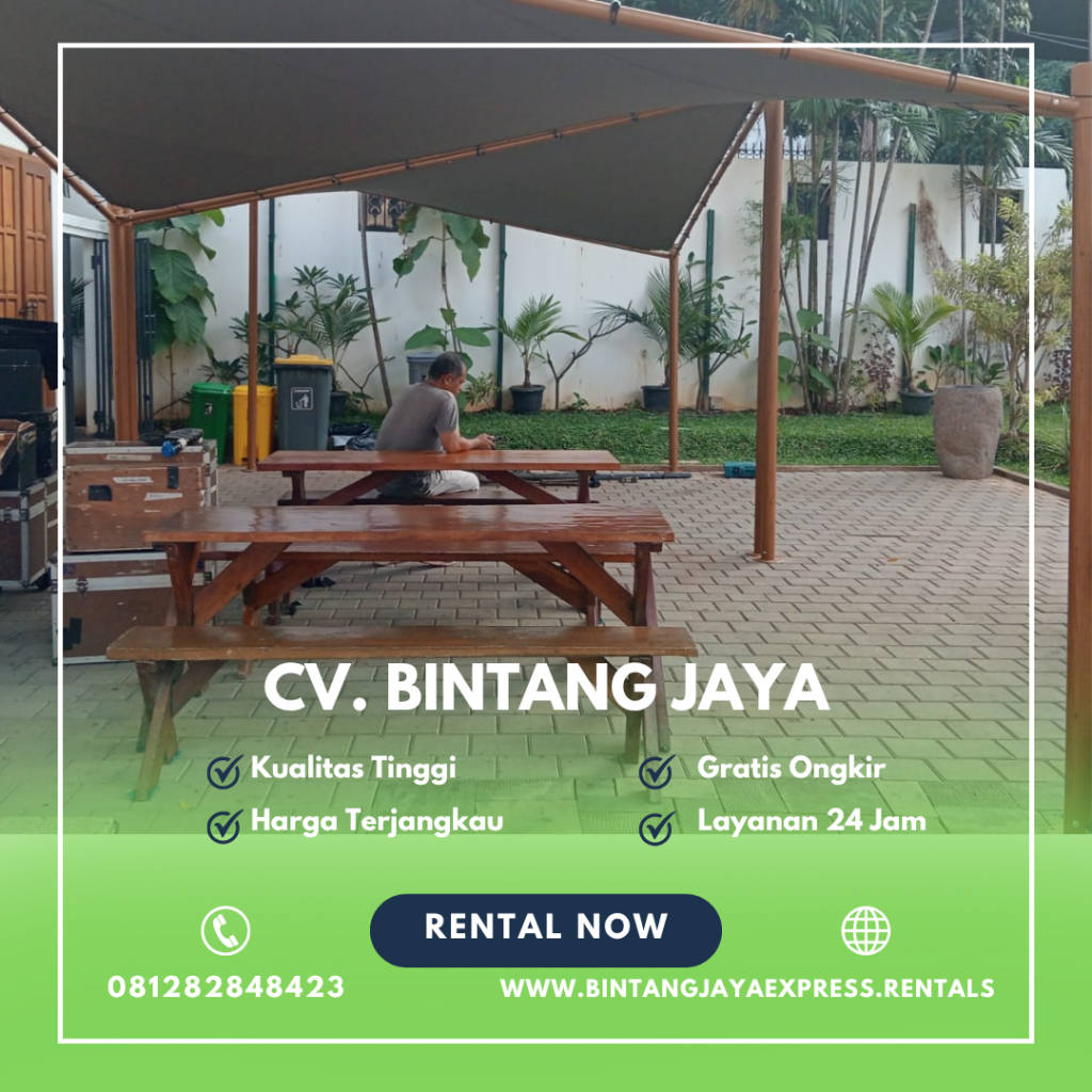 Rental Meja Kursi Taman Dan Kursi Cross Back Cikini 88 Jakarta