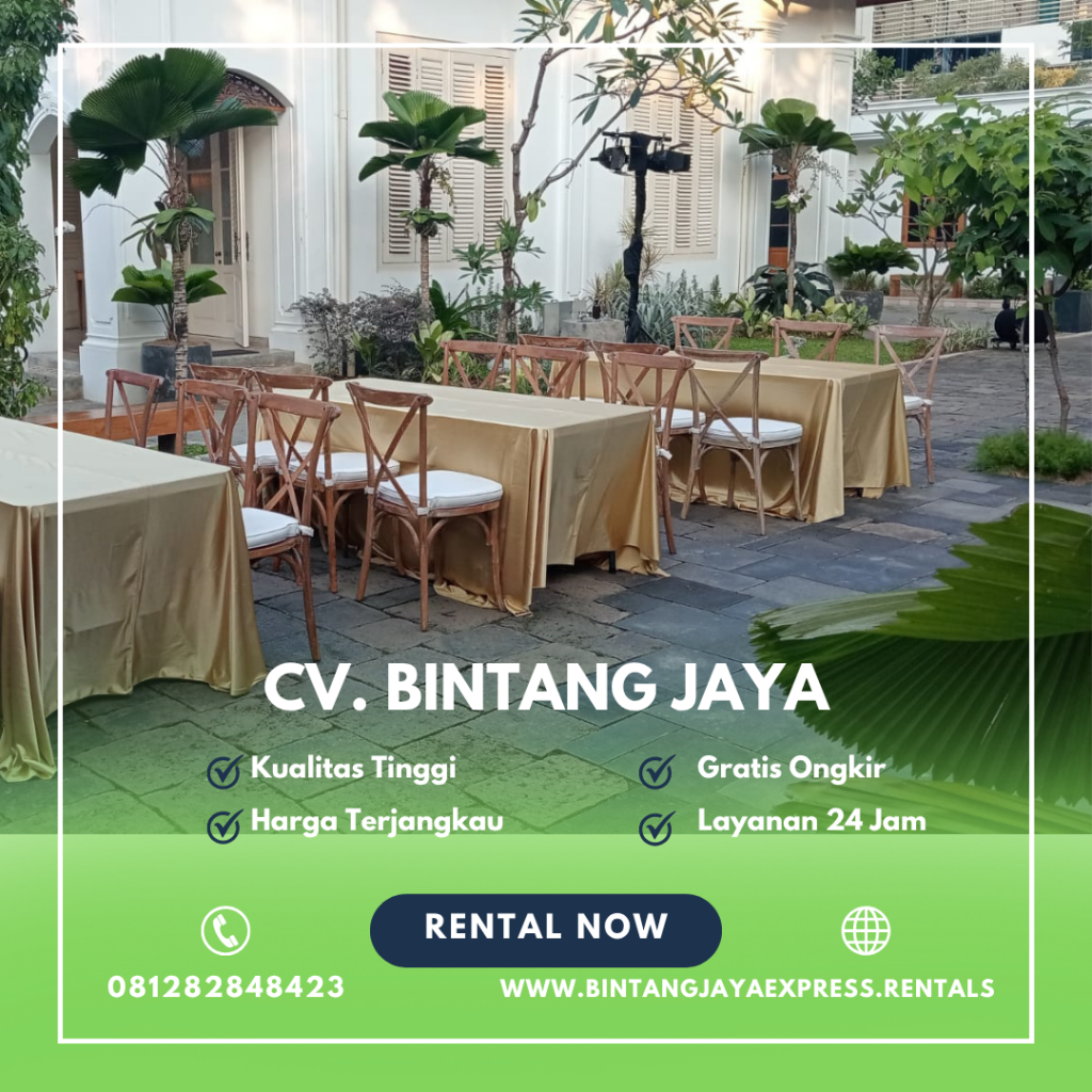 Rental Meja Kursi Taman Dan Kursi Cross Back Cikini 88 Jakarta