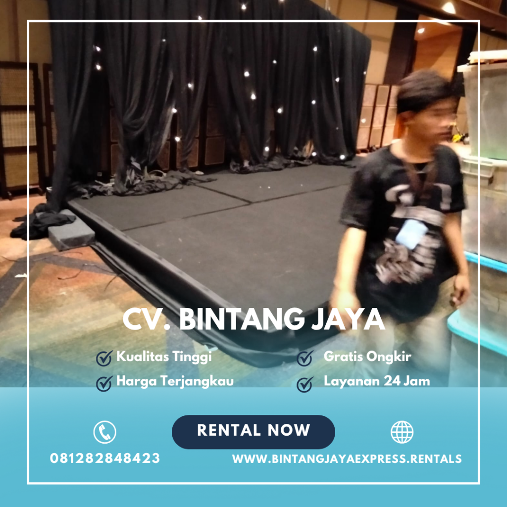 Rental Panggung Dan Tirai Hitam Star Light Jakarta