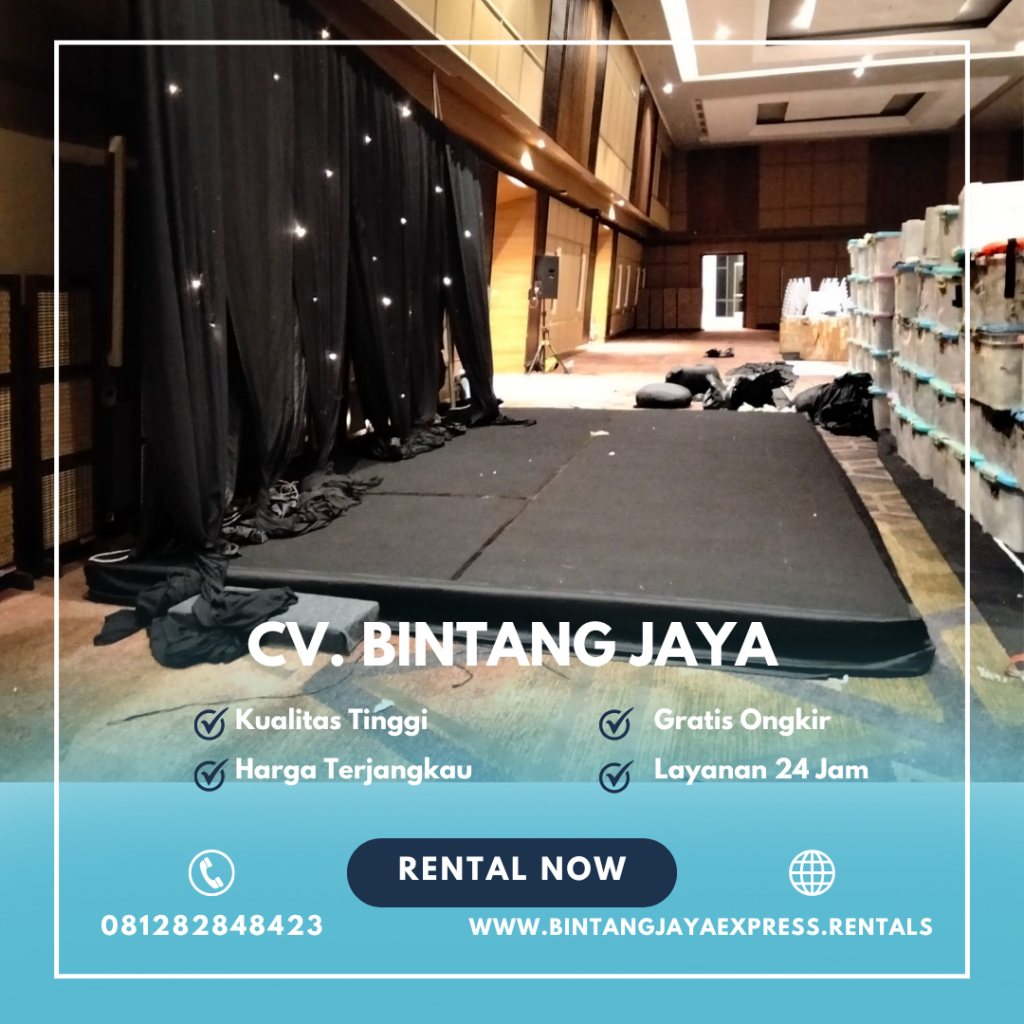 Rental Panggung Dan Tirai Hitam Star Light Jakarta