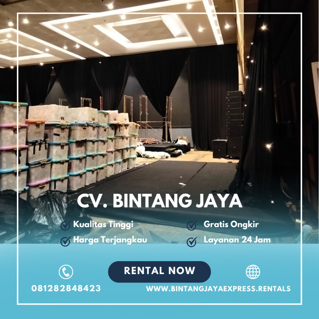 Rental Panggung Dan Tirai Hitam Star Light Jakarta