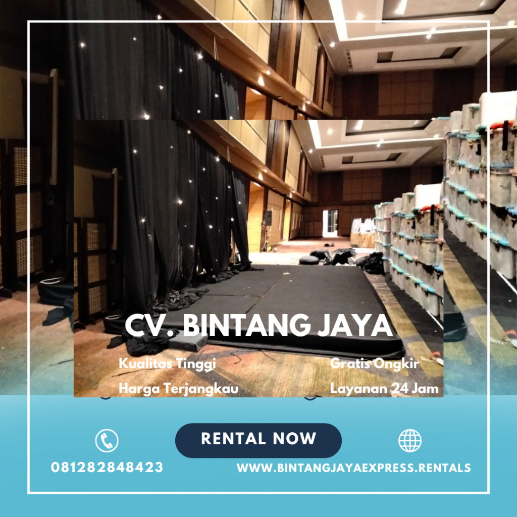 Rental Panggung Dan Tirai Hitam Star Light Jakarta