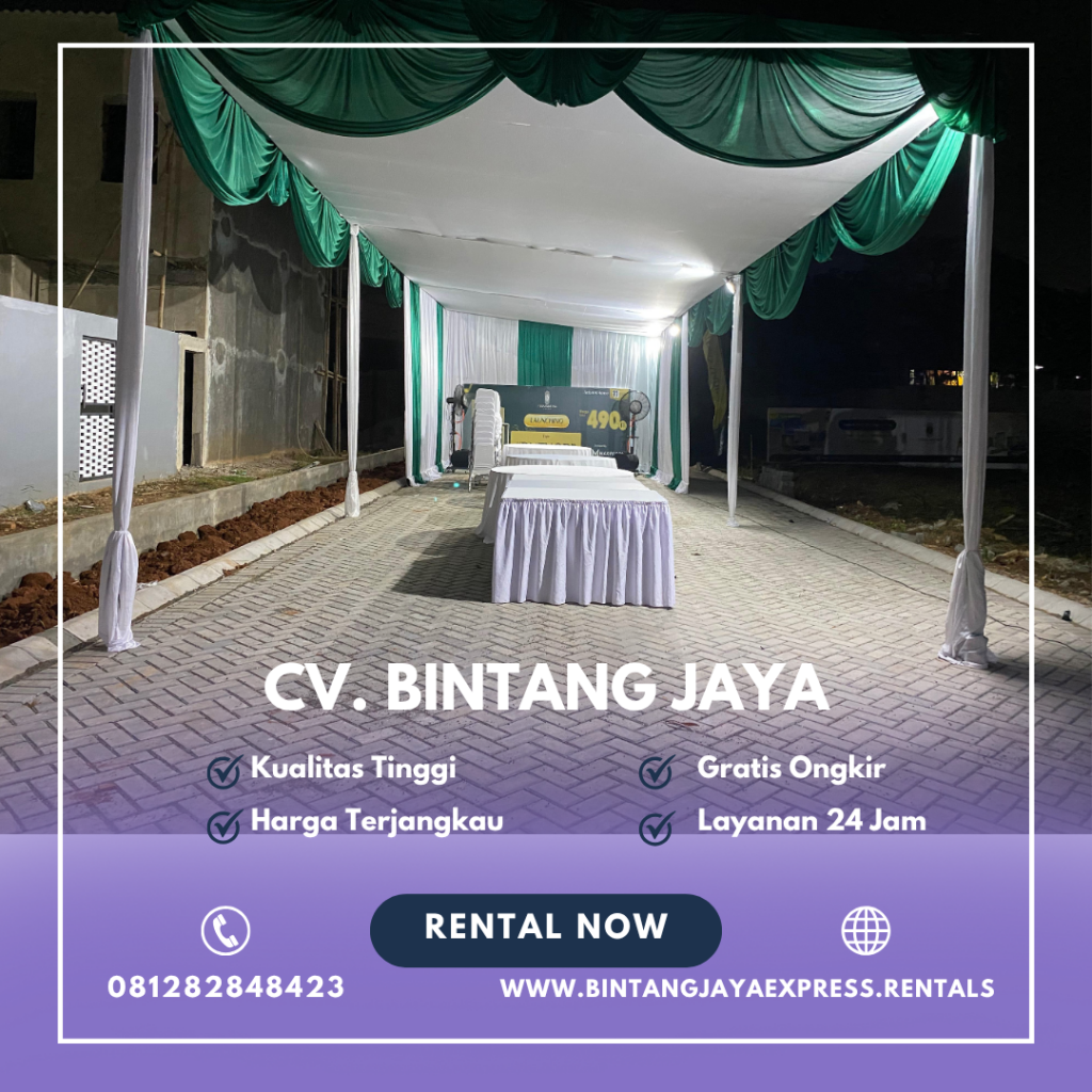 Tempat Sewa Tenda Plafon Set Poni Dekoratif Murah Bogor