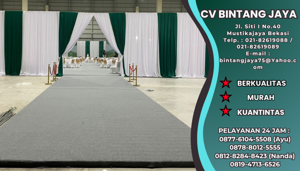 RENTAL BACKDROP DAN KARPET MURAH JAKARTA