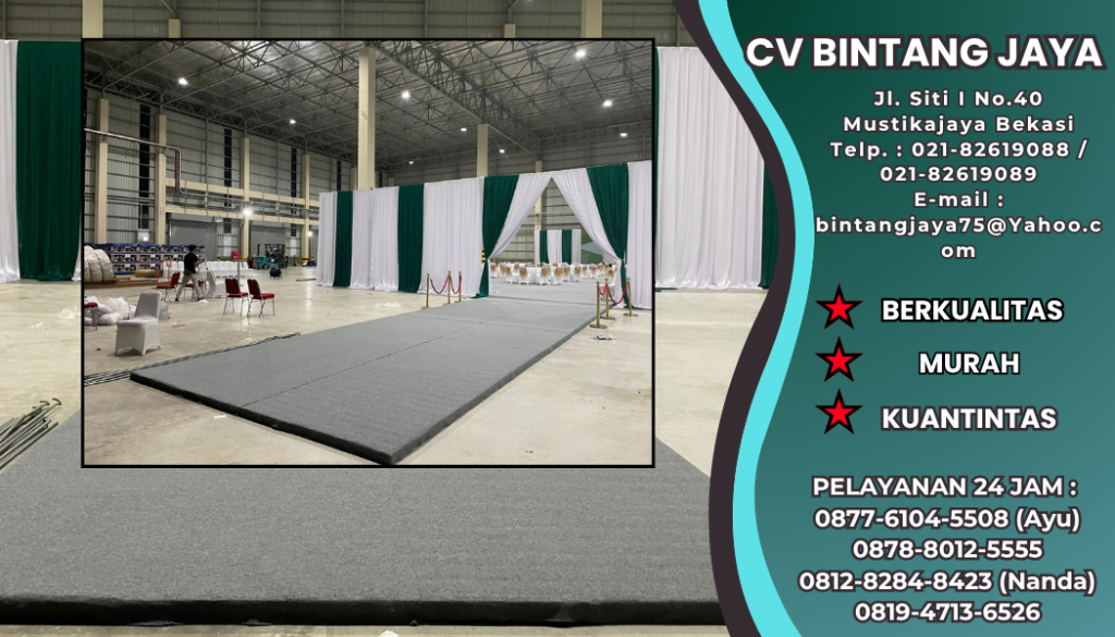 RENTAL BACKDROP DAN KARPET MURAH JAKARTA