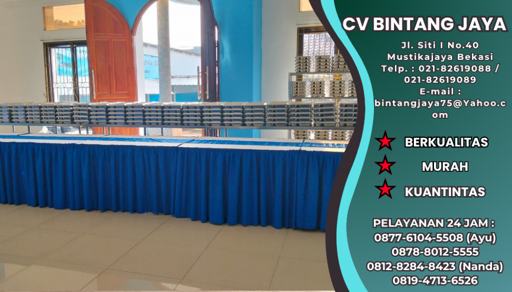 SEWA MEJA DAN AIR COOLER DENGAN SPPG (SATUAN PELAYANAN PEMENUHAN GIZI) JAKARTA