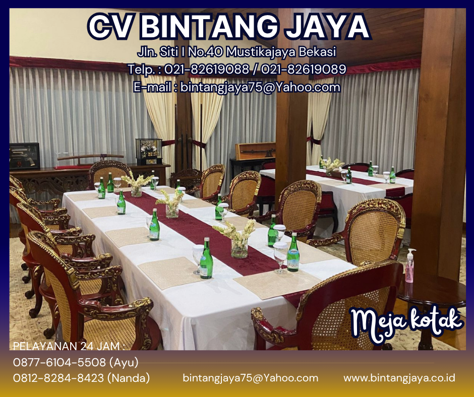 SEWA TIGA MEJA BERBEDA TERMURAH JAKARTA