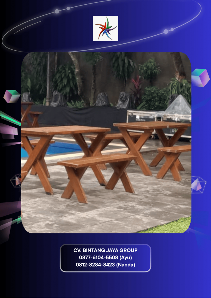 Rental Meja Kursi Taman Extra Siap Kirim Jakarta