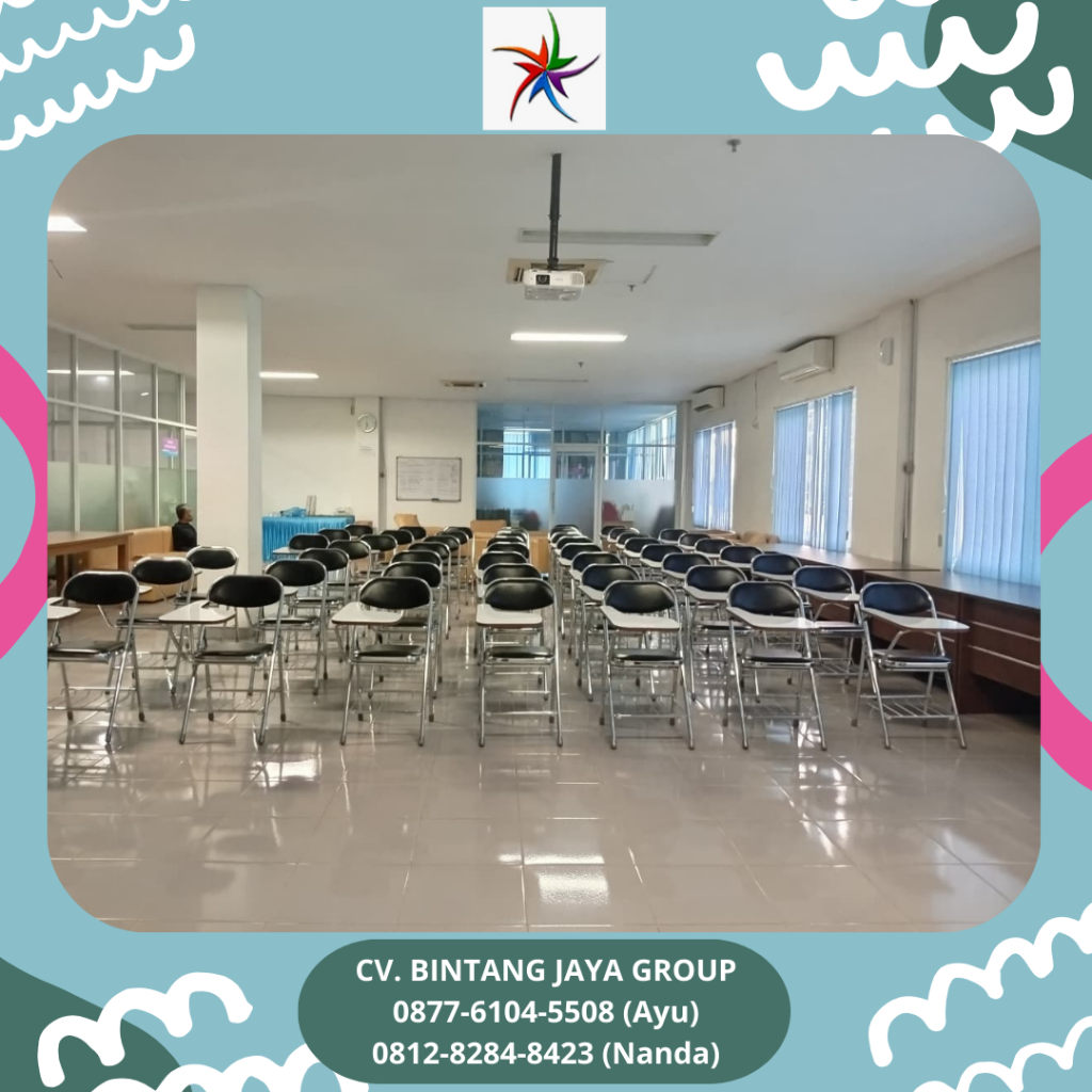 Sewa Kursi Seminar Atau Kuliah Stainless Siap Kirim Depok