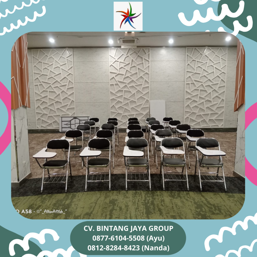 Sewa Kursi Seminar Atau Kuliah Stainless Siap Kirim Depok