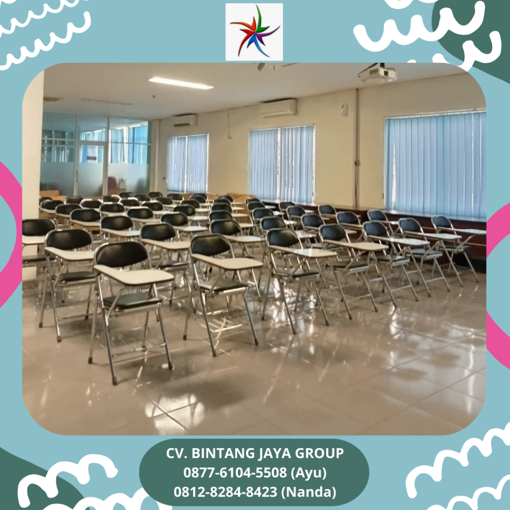 Sewa Kursi Seminar Atau Kuliah Stainless Siap Kirim Depok
