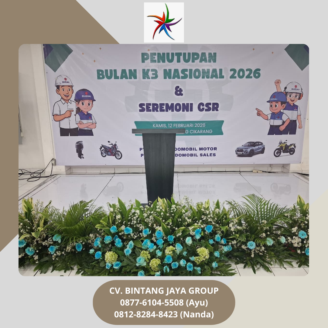 Sewa Podium HPL PT Suzuki Indomobil Cikarang