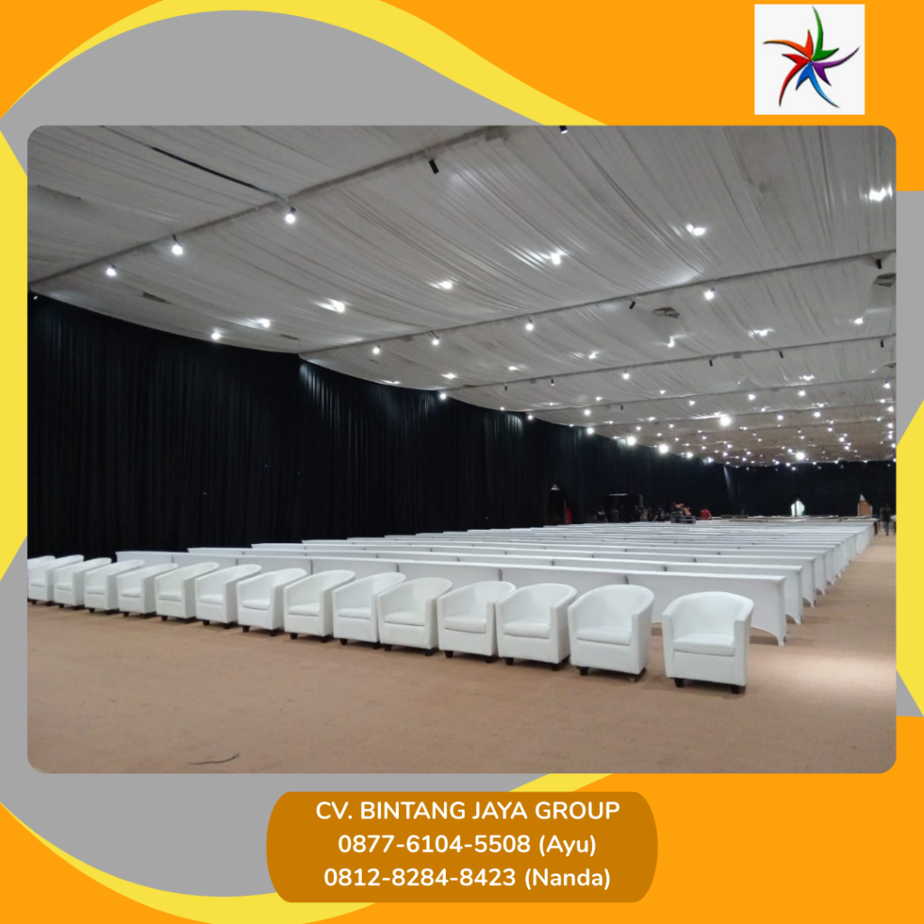 Sewa Tiang Bendera Stainless,Tirai Hitam,Meja Ibm Jakarta