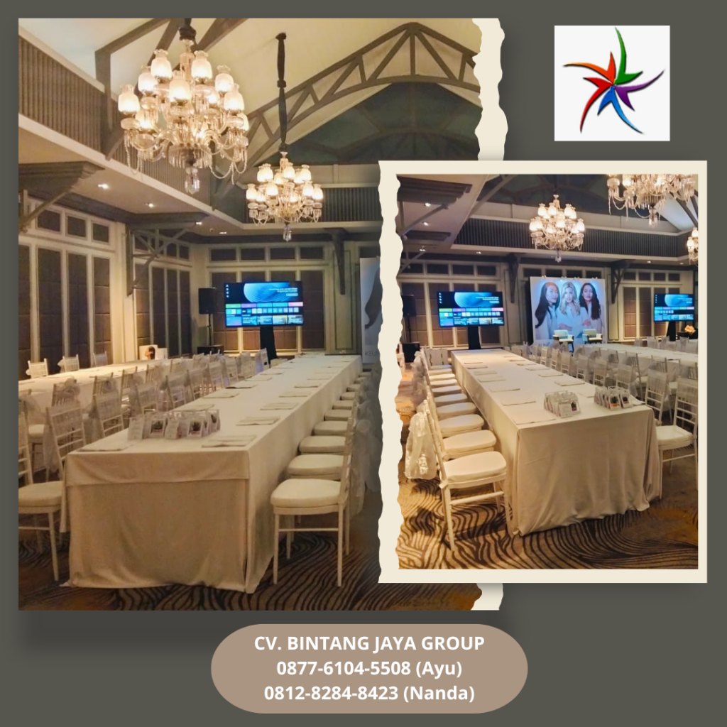 Sewa Meja Cover Putih, Kursi Tiffany Putih Jakarta