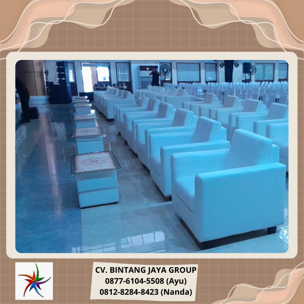 Sewa Sofa,Meja Kaca Vip,Tiang Antrian Jakarta