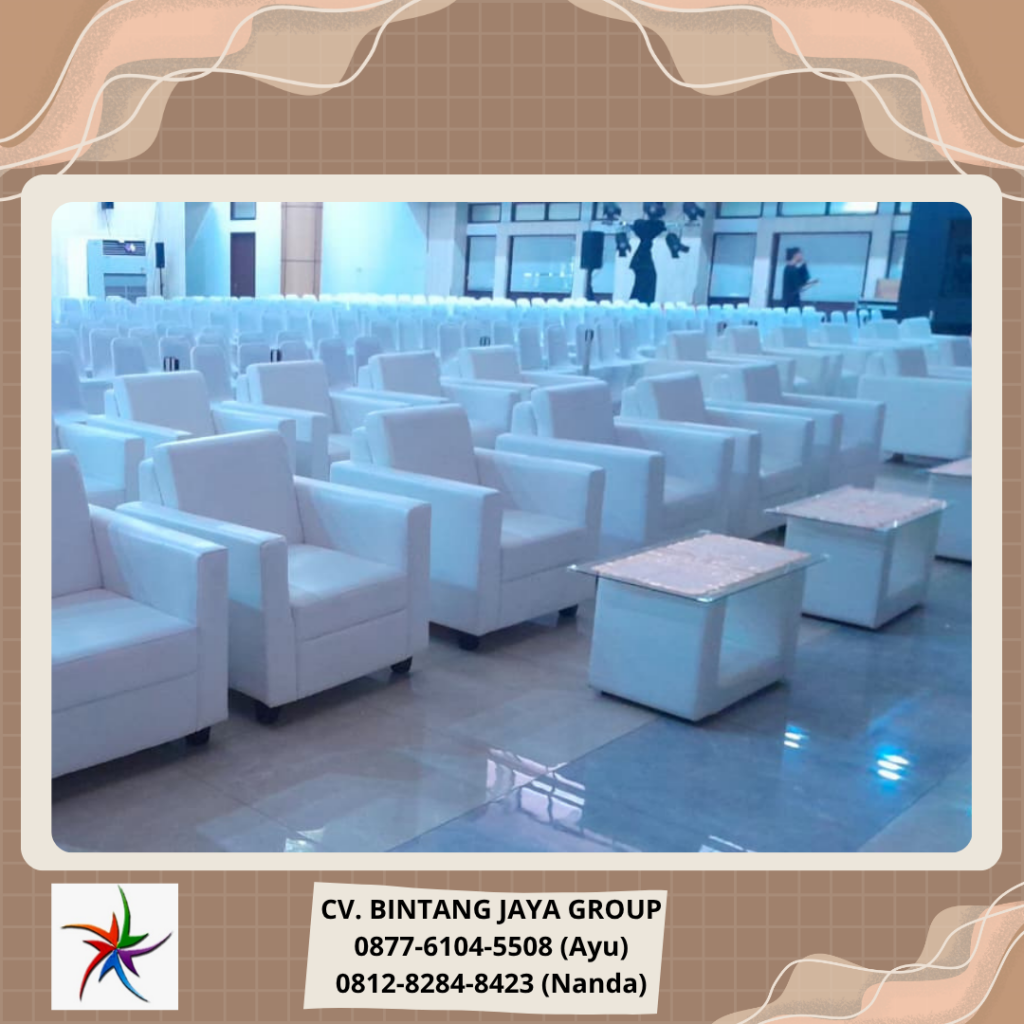 Sewa Sofa,Meja Kaca Vip,Tiang Antrian Jakarta