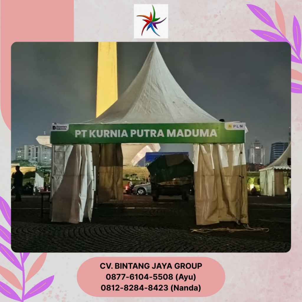 Sewa Tenda Sarnafil Event Monas Jakarta Pusat