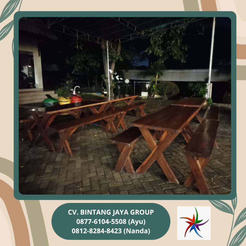 Jasa Sewa Kursi Meja Taman Kaki Silang Jakarta